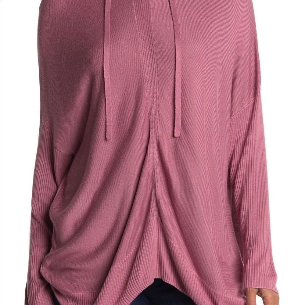 STITCHDROP tunic hoodie gathering front and back sweater size L Barbie c… - Picture 3 of 9